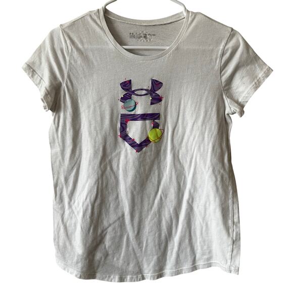 EUC Under Armour Youth XL Softball T Shirt - Picture 1 of 3